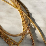 Chunky Gold Paperclip Necklace | Contemporary Chain Style