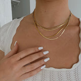 Slim Gold Layering Chain | Everyday Minimal Necklace Look