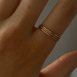 Bold Gold Statement Ring | Everyday Minimalist Jewelry