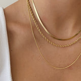 Chunky Gold Paperclip Necklace | Contemporary Chain Style