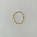 Thick Gold Link Bracelet | Modern Chain Wristwear Trend